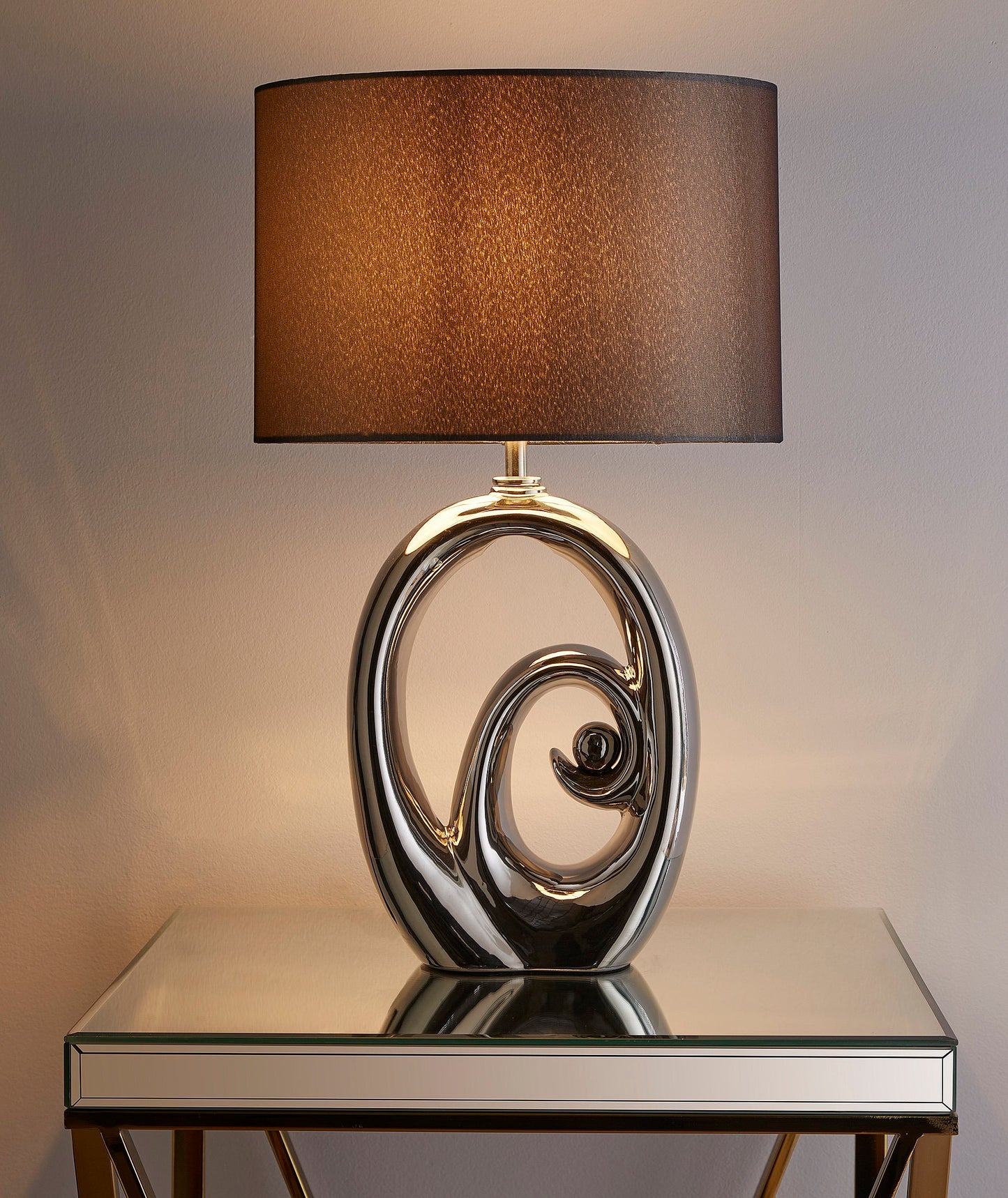 Mara 52cm Ceramic Table Lamp With Matching Shade