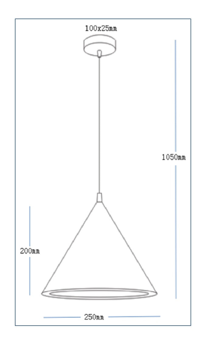 Mali Black Metal Aluminum Led Pendant