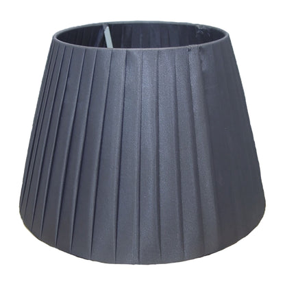 12" Satin Finish Pleated Light Shade Ceiling Table Lampshade Champagne Duck Egg Grey Heather Ivory