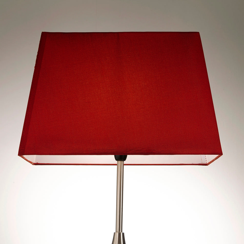 Red Rectangular Table Lamp Shade – Lights and Linen
