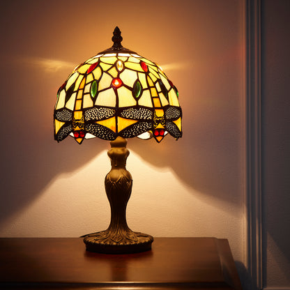 KLiving Salisbury Tiffany Glass Table Lamps 3 Sizes Available 8 inch, 12 inch, 16 inch