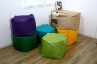 Waterproof 40cm x 40cm x 40cm Outdoor Bean Bag Qube Bright Colours