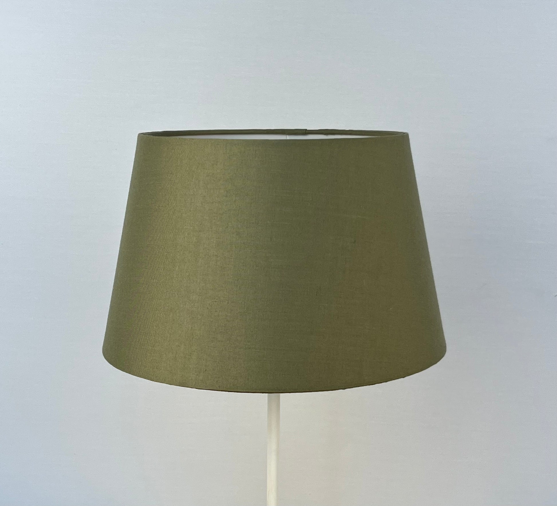 Tapered Drum Shade for Ceiling Fittings and Table Lamps, available in Navy, Sage Green and Cream