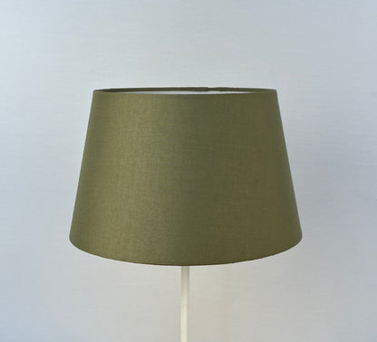 Tapered Drum Shade for Ceiling Fittings and Table Lamps, available in Navy, Sage Green and Cream