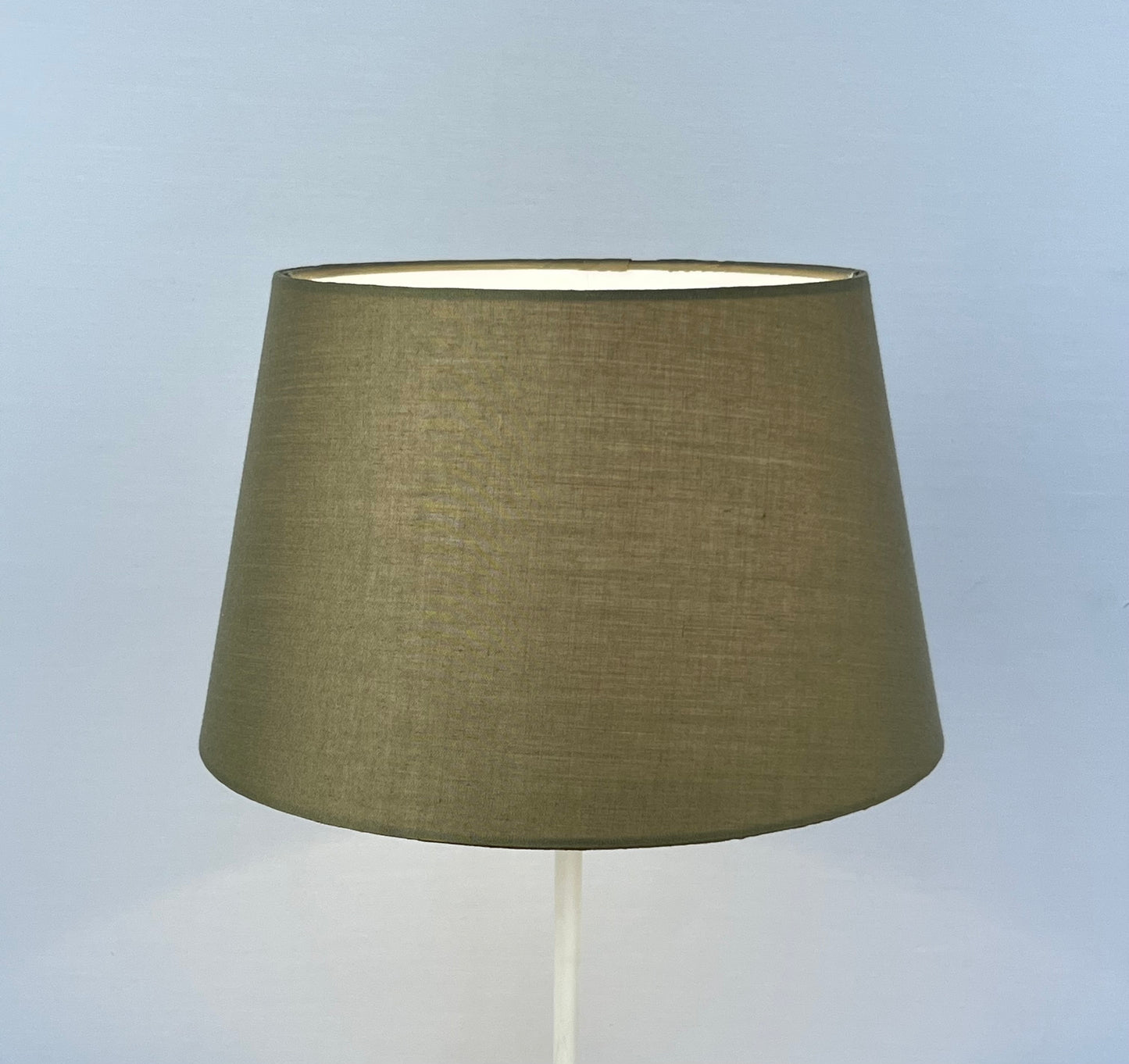 Tapered Drum Shade for Ceiling Fittings and Table Lamps, available in Navy, Sage Green and Cream