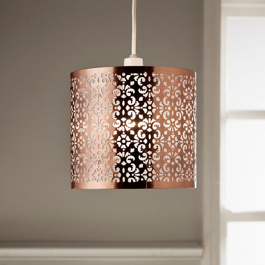 KLIVING NAPOLI ANTIQUE STYLE COPPER NON ELECTRIC PENDANT CEILING LAMP SHADE