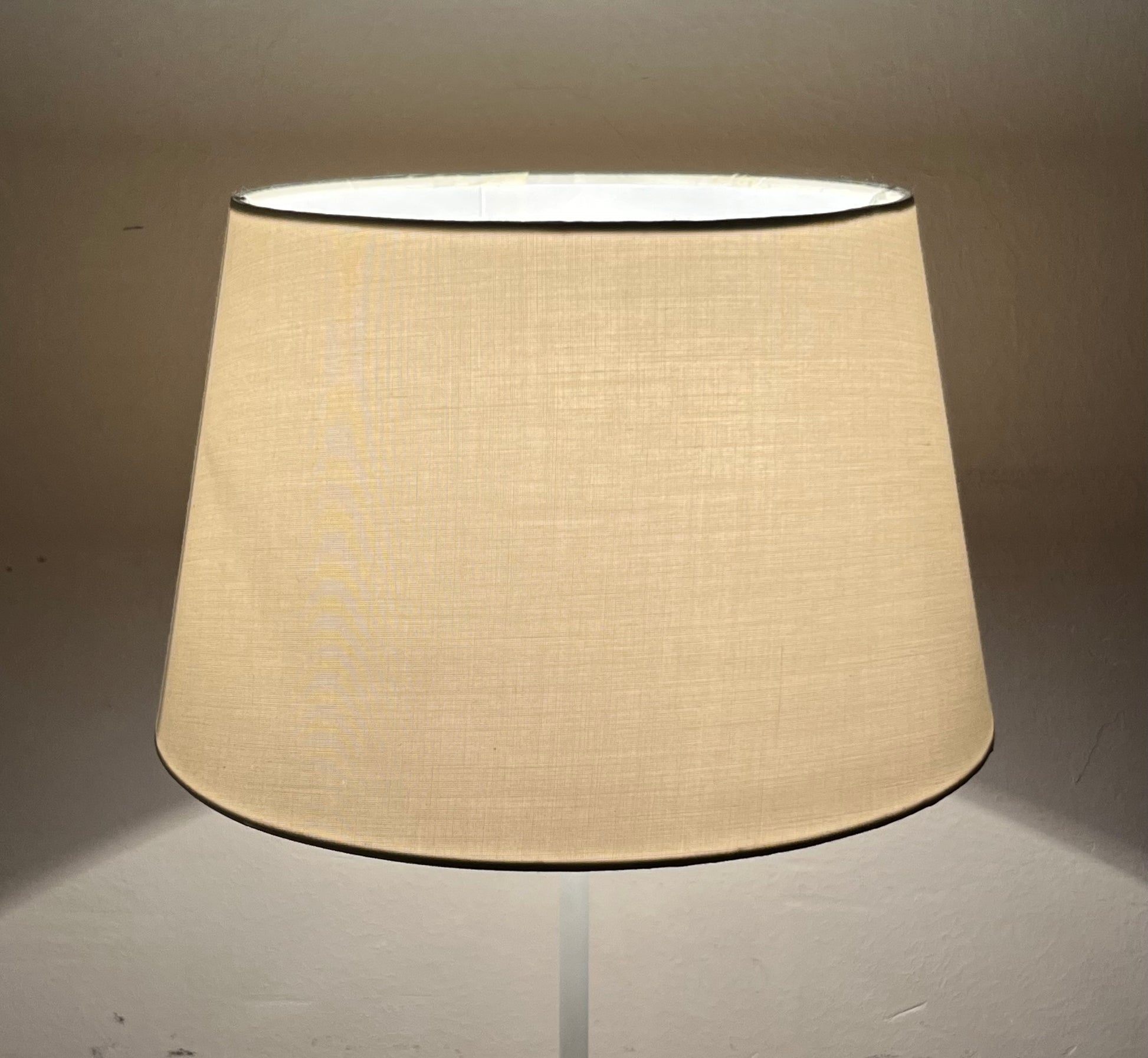 Tapered Drum Shade for Ceiling Fittings and Table Lamps, available in Navy, Sage Green and Cream