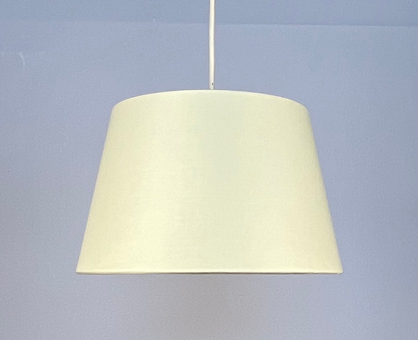 Tapered Drum Shade for Ceiling Fittings and Table Lamps, available in Navy, Sage Green and Cream