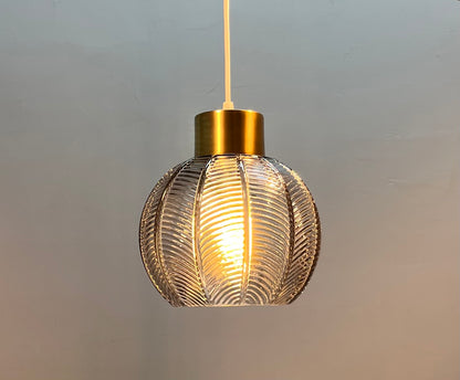 Leaf Design Glass Ceiling Pendant in 3 Colours, Smoke Grey, Green or Clear Non Electric Pendant Lampshade