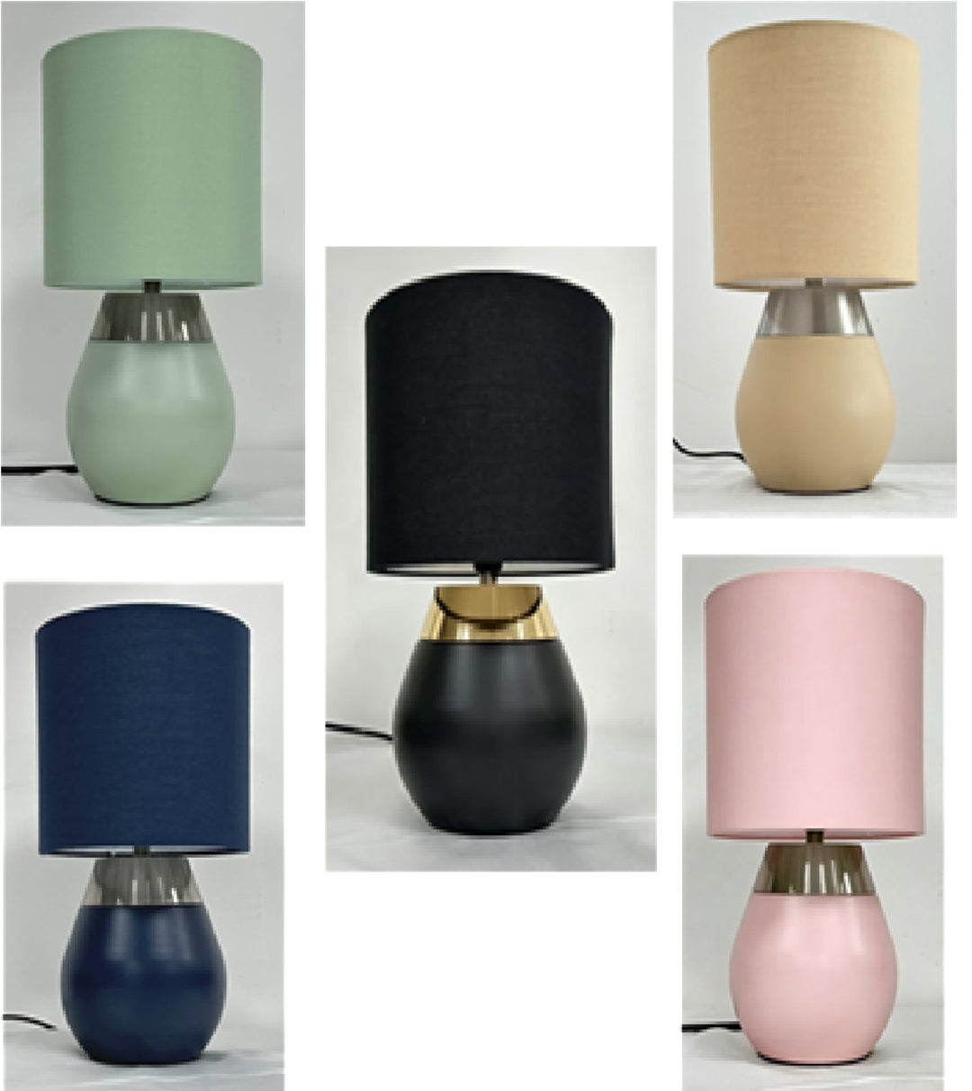 Tocu Touch Table Lamp with matching shade