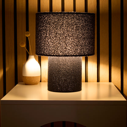 Teddy Bear Velvet Table Lamp in Red, Yellow or Navy Colour Options, Suitable for Bedside Tables, Console Tables or Side Tables