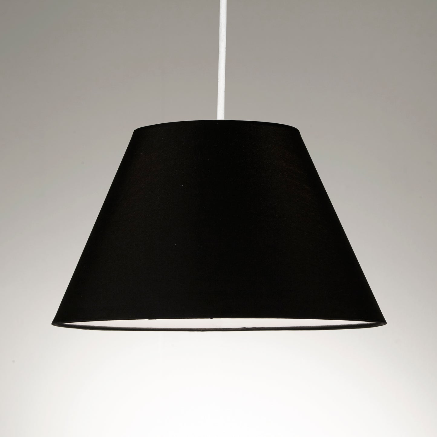 10" Empire Pendant Ceiling Table Lamp Shade Black Cream Pink Red Teal White Grey
