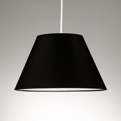 10" Empire Pendant Ceiling Table Lamp Shade Black Cream Pink Red Teal White Grey