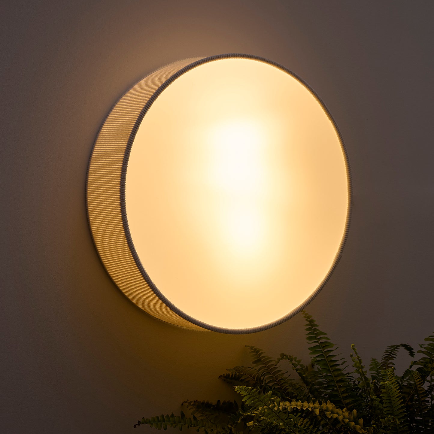 White Velvet Flush Ceiling Light or Wall Light Available in 2 Sizes 38cm (2 Light) 45 cm (3 Light)