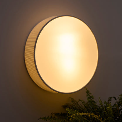White Velvet Flush Ceiling Light or Wall Light Available in 2 Sizes 38cm (2 Light) 45 cm (3 Light)