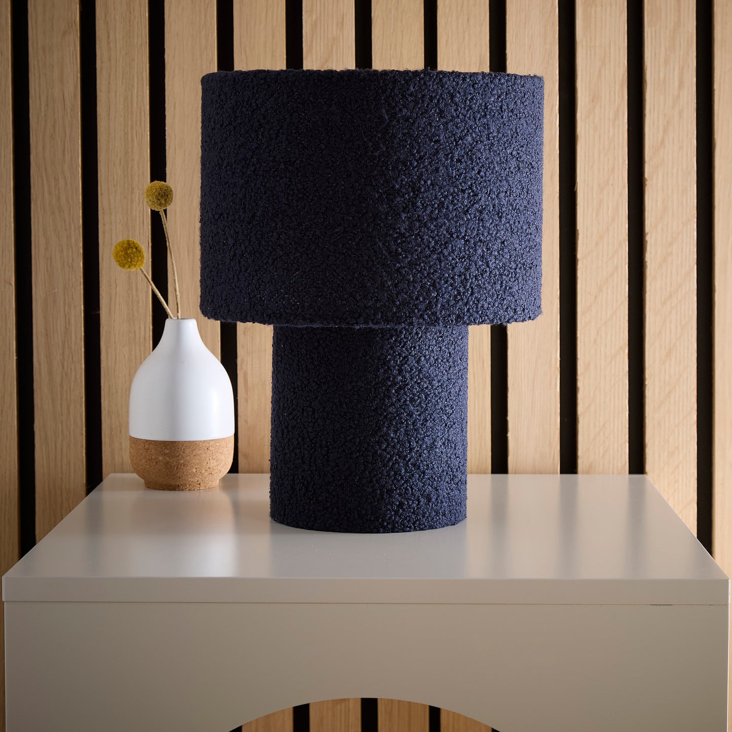 Teddy Bear Velvet Table Lamp in Red, Yellow or Navy Colour Options, Suitable for Bedside Tables, Console Tables or Side Tables