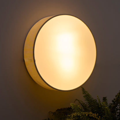 Cream Ribbed Velvet Flush Ceiling Light or Wall Light Available in 2 Sizes 38cm (2 Light) 45 cm (3 Light)