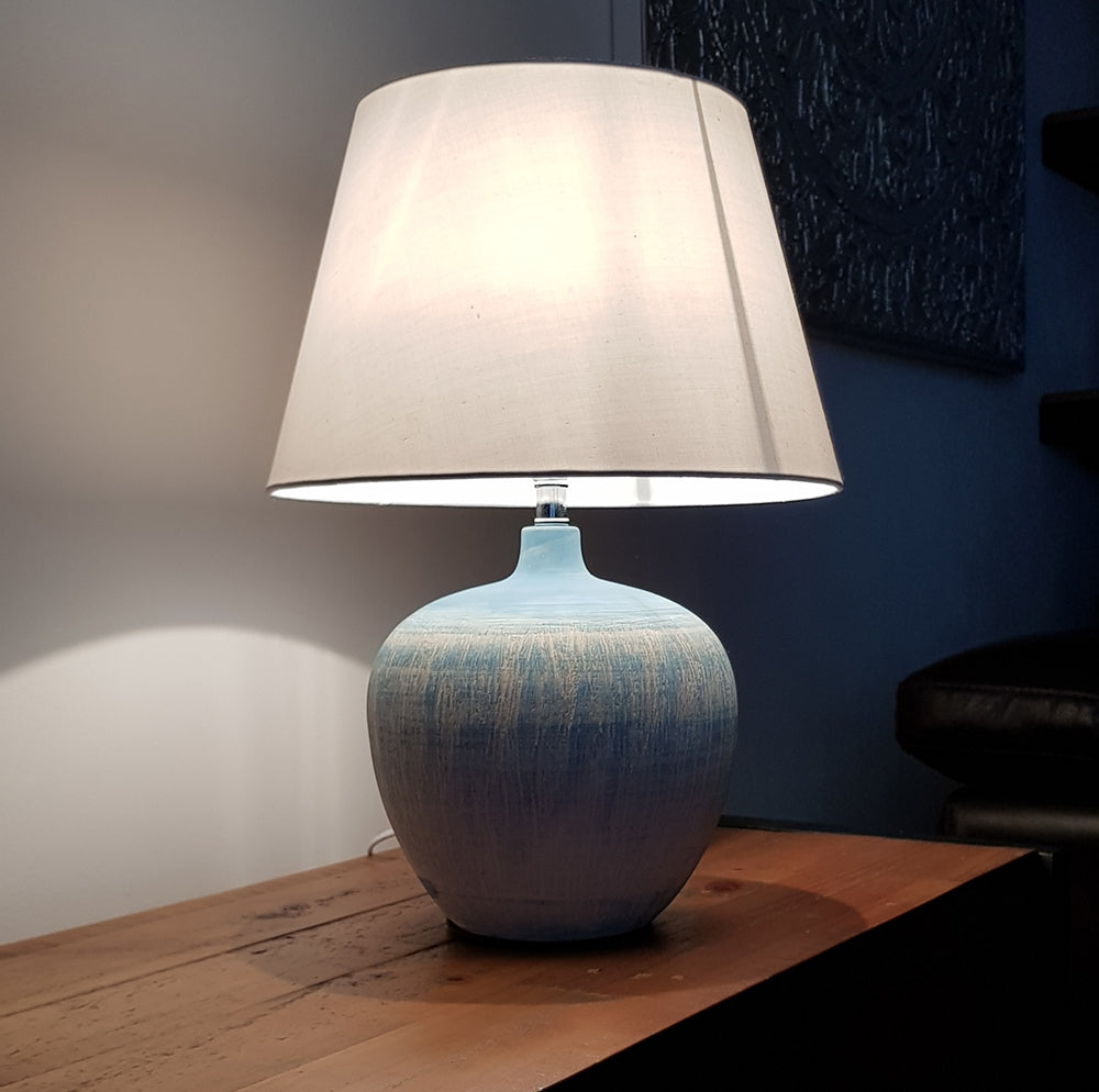 Pottery table best sale lamps uk