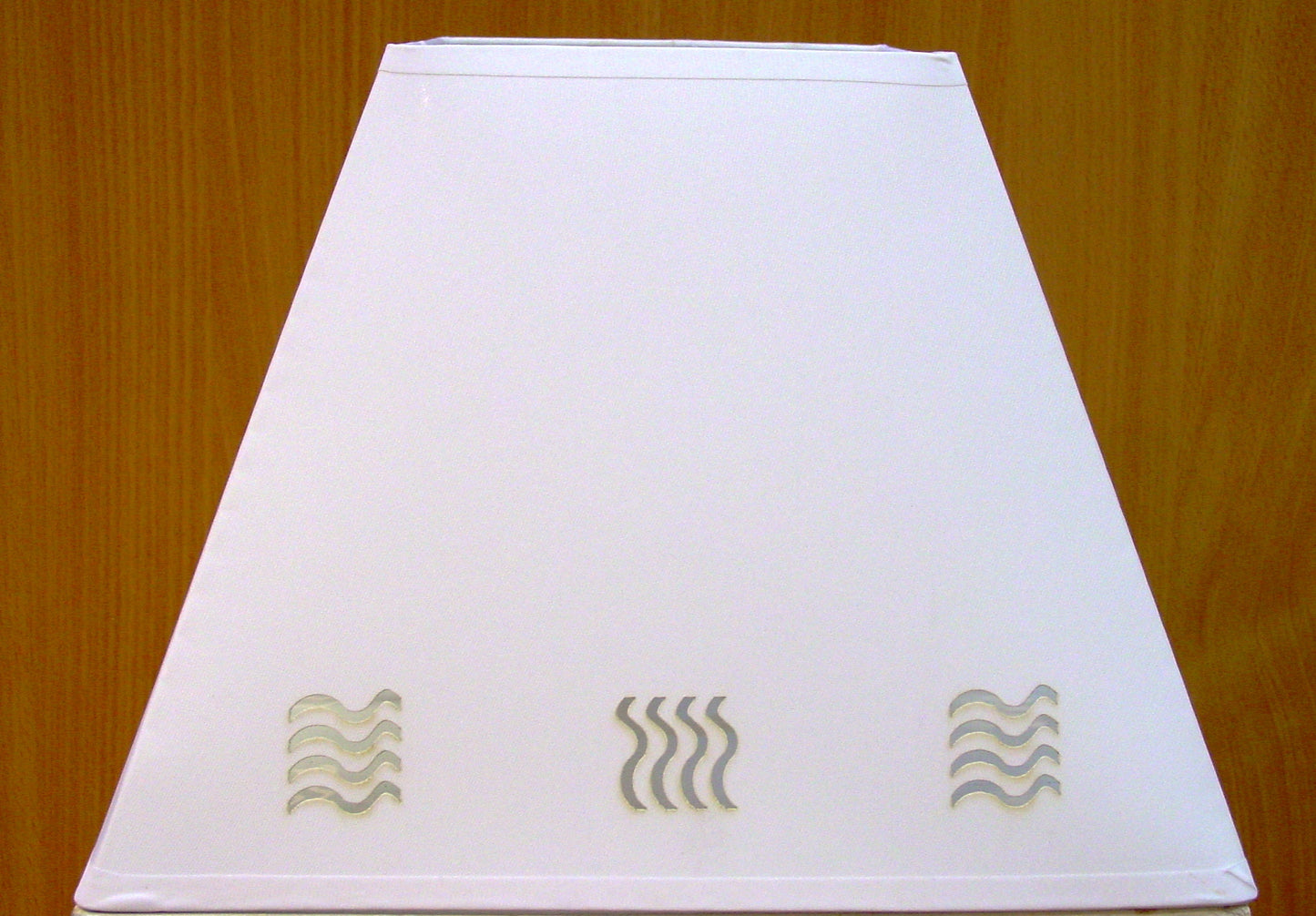 10" 12" 14" Wave Stencil Pendant Ceiling Table Lamp Shade White