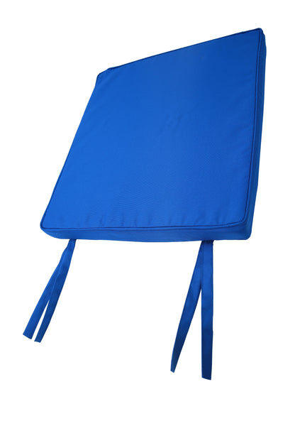 Waterproof 44cm x 50cm Outdoor Seat Pads Bright Colours Garden Cushion