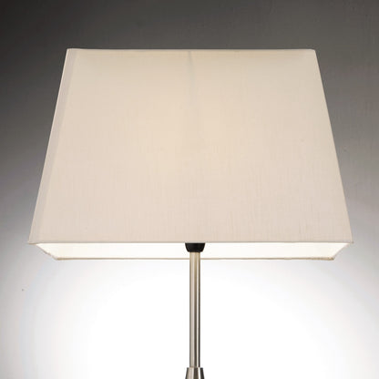  13" 15" 17" 21" Cream Rectangular Table Lamp Shade with a Shiny exterior Fabric