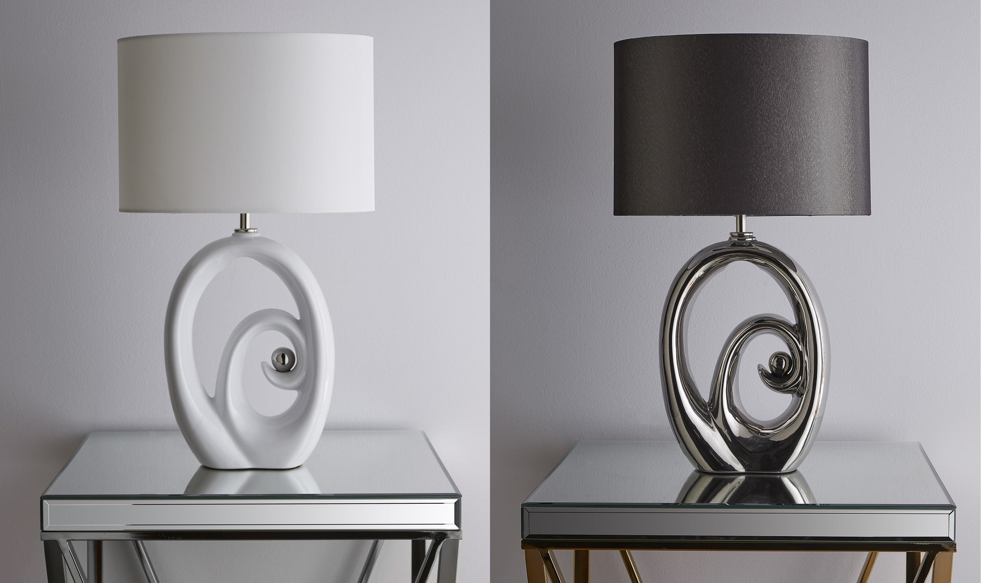 Mara 52cm Ceramic Table Lamp With Matching Shade