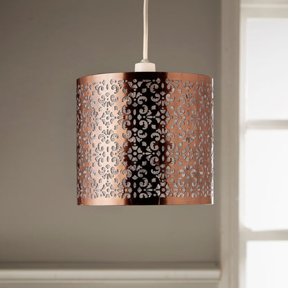 KLIVING NAPOLI ANTIQUE STYLE COPPER NON ELECTRIC PENDANT CEILING LAMP SHADE