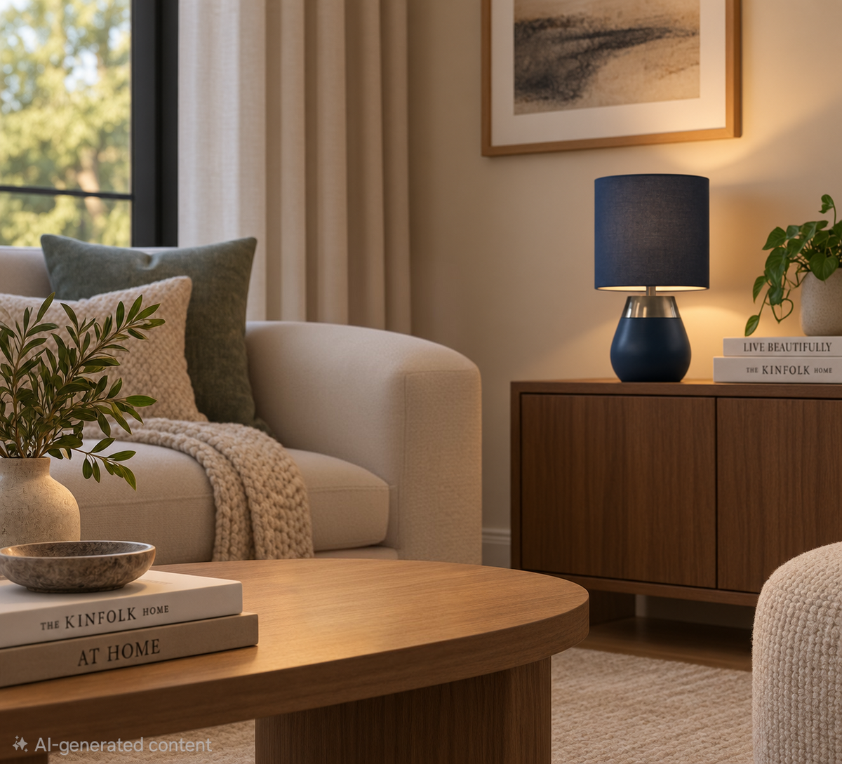 Tocu Touch Table Lamp with matching shade