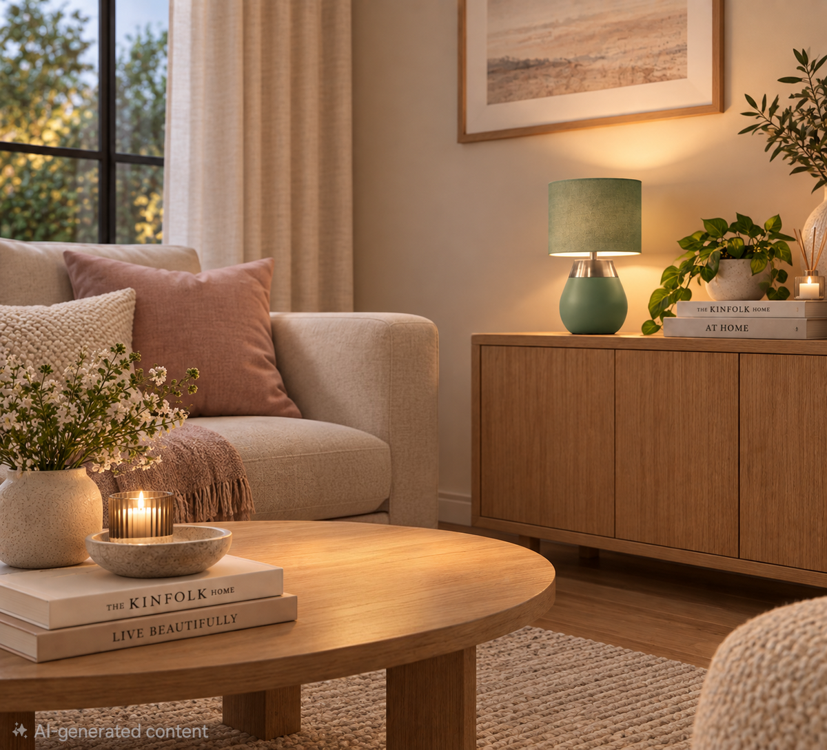 Tocu Touch Table Lamp with matching shade