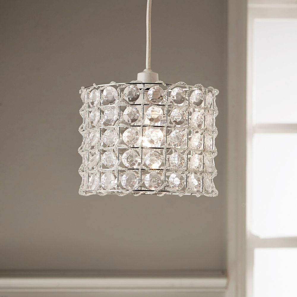 Clear acrylic lamp deals shade