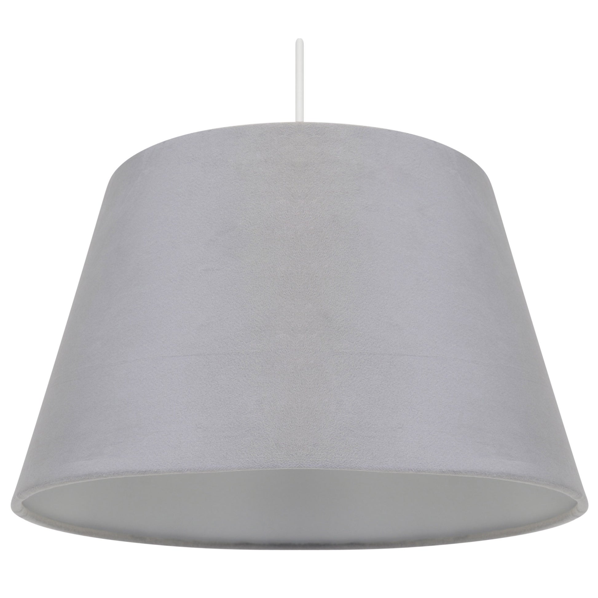 Ennis Easy Fit Velour Pendant Shades in Beige and Grey