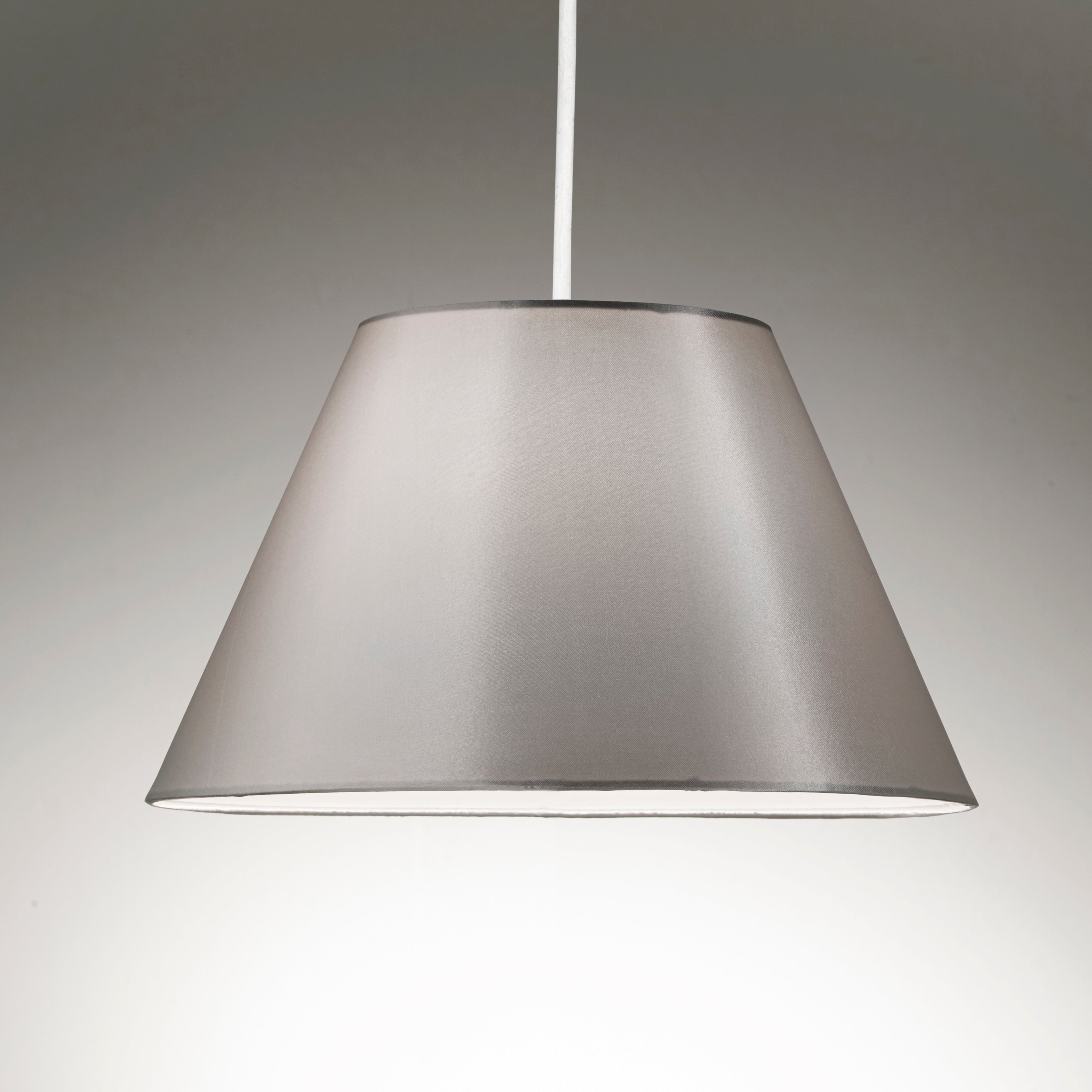 Grey and deals cream lampshade