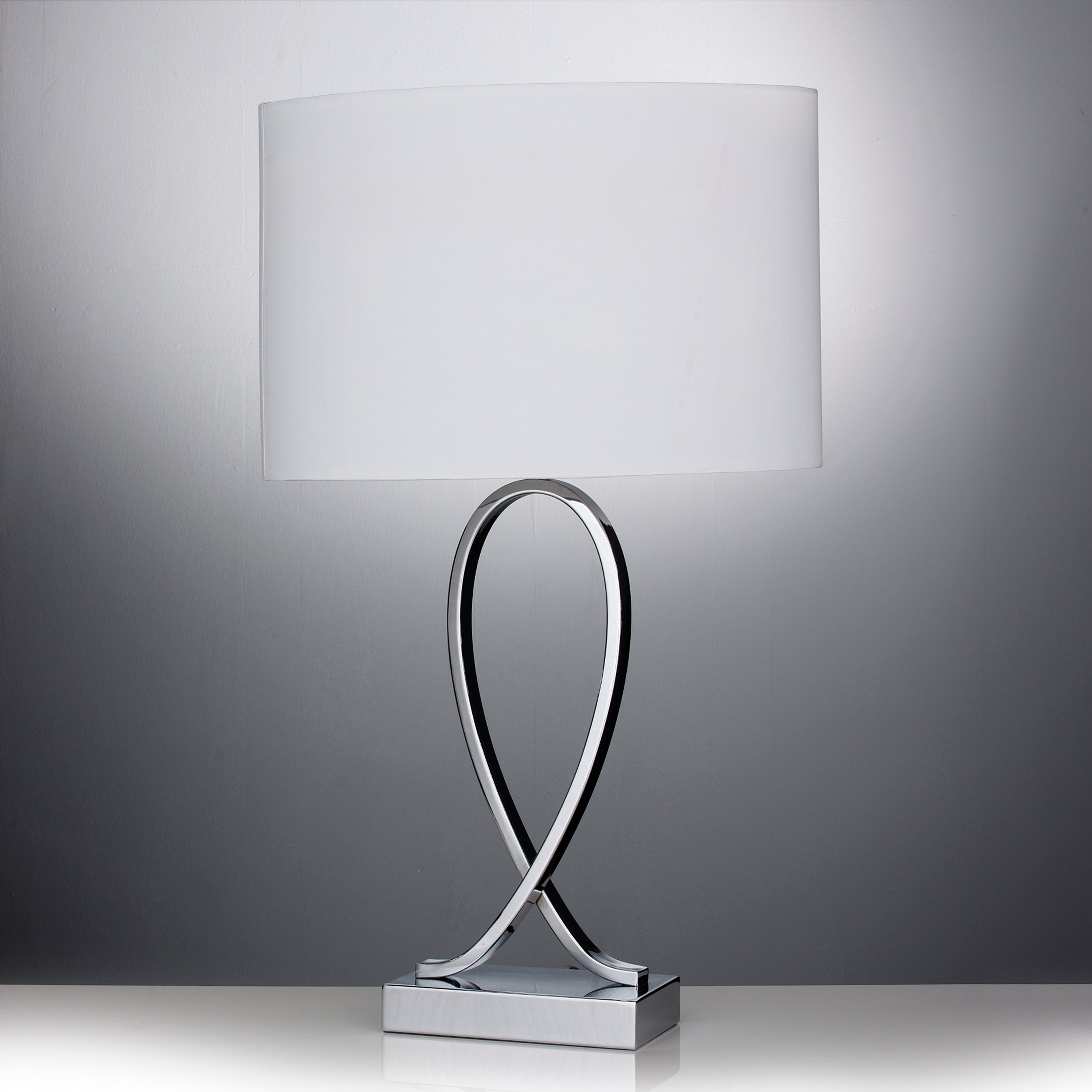 Tall chrome deals lamp